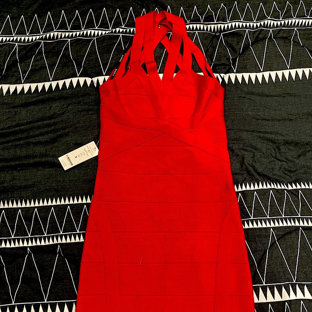 Bebe Red Dress